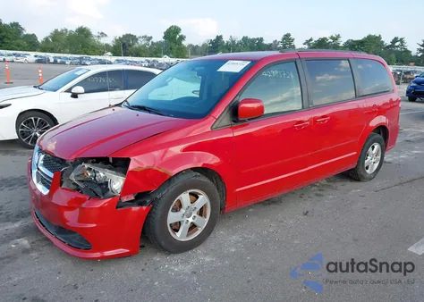 2012 Dodge Grand Caravan Sxt из США, поврежденный, VIN 2C4RDGCG7CR403335